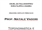 Gostujuće predavanje prof. Vadorija